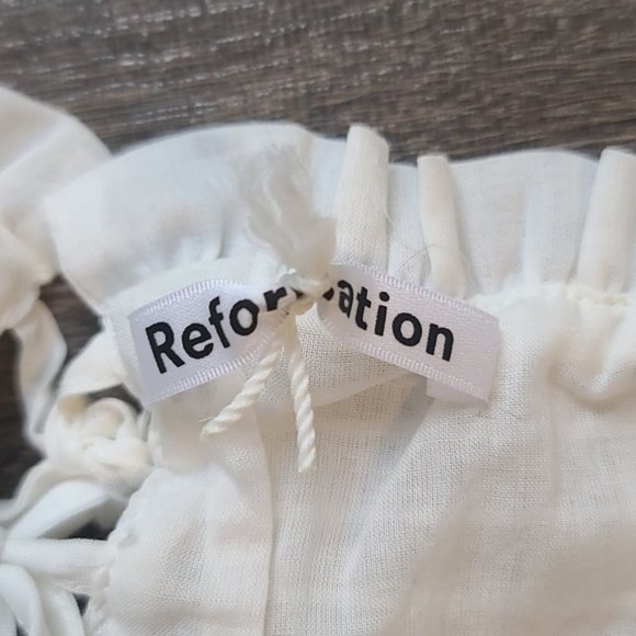 Reformation "Tanager" organic cotton Tie Back Cami - Picture 4 of 5